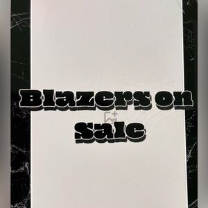 Blazers on Sale!!!!!